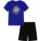 Under Armour Little Boys Max Baseball Tee and Shorts 2 pc. Set