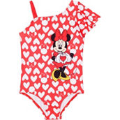 Disney Toddler Girls Minnie Mouse Off-the-Shoulder Swimsuit