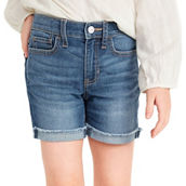 Old Navy Girls High-Waisted Roll-Cuffed Cut-Off Jean Shorts