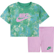 Nike Toddler Girls Boxy Tee and Bike Shorts 2 pc. Set