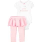 Carter's Baby Girls Daddy's Princess Bodysuit and Tutu Pants 2 pc. Set