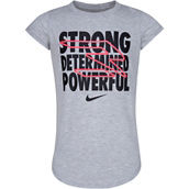 3BRAND by Russell Wilson Girls Strong Determined Powerful Tee