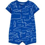 Carter's Baby Boys Whale Snap Up Romper