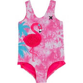 Hurley Baby Girls Flamingo Hula Swimsuit