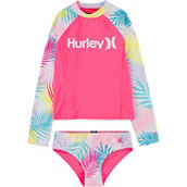 Hurley Girls 2 pc. Rashguard Swimsuit