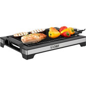 Commercial Chef  Stainless Steel/Black Indoor Electric Grill