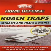 PIC Ortho Home Defense Roach Traps with Bait Tablets 5 pk.