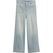 Gap Little Girls High Rise Wide Ankle Jeans