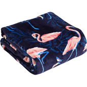 Vera Bradley Plush Throw Blanket, Flamingo Party