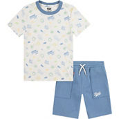 Levi's Baby Boys Allover Print Tee and Shorts 2 pc. Set
