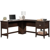 Sauder Summit Station L-Shaped Home Office Desk with Drawer