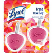 Lysol Brand New Day Mango and Hibiscus Scent Automatic Toilet Cleaner Block 2 ct.