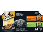 Sheba Perfect Portions Poultry Cuts Chicken and Turkey Wet Cat Food 12 ct., 2.6 oz.