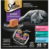 Sheba Perfect Portions Seafood Pate Wet Cat Food 24 ct., 2.6 oz.