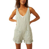 Free People We the Free High Roller Railroad Shortalls