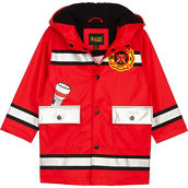 Ixtreme Toddler Boys Fireman Suit Hooded Rain Slicker Jacket