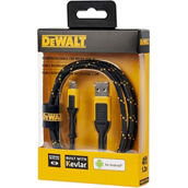 DeWalt 4 ft. Reinforced Braided Charging Cable for Micro-USB