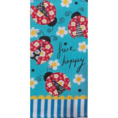 Kay Dee Designs Summer Live Happy Ladybugs Dual Purpose Terry Towel