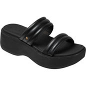 REEF Women's Lofty Lux Hi Black Sandals