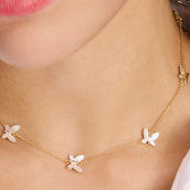 Kate Spade Social Butterfly Delicate Scatter Necklace