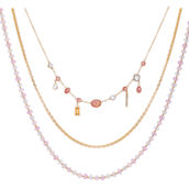Guess Mystic Retreat Multi Layer Necklace with Stones