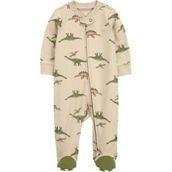 Carter's Baby Boys Dinosaur Zip Up Sleep and Play Pajamas