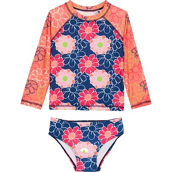 Surf Zone Baby Girls Floral 2 pc. Swimsuit