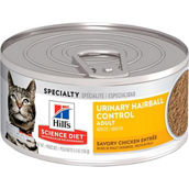 Hill's Science Diet Adult Urinary and Hairball Control Savory Chicken Cat Food