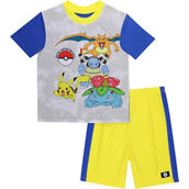 Pokemon Little Boys Shirt and Shorts 2 pc. Pajama Set