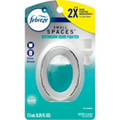 Febreze Small Spaces Air Freshener Bathroom Odor Fighter, 0.25 oz.