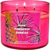 Bath & Body Works Pink Pineapple Sunrise 3-Wick Candle