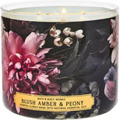 Bath & Body Works Blush Amber and Peony 3 Wick Candle