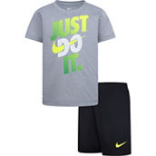 Nike Little Boys Dri-FIT GFX Dropset Tee and Shorts 2 pc. Set