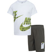 Nike Little Boys NSW Club Split Tee and Fleece Shorts 2 pc. Set