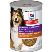 Hill's Science Diet Adult Sensitive Stomach and Skin Turkey and Rice Wet Dog Food