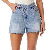 YMI Jeans Juniors Asymmetrical Denim Shorts