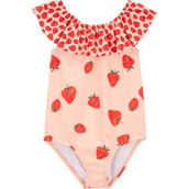 Carter's Toddler Girls Strawberry Ruffled Swimsuit