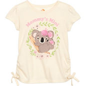 Gumballs Toddler Girls Mommy's Mini Side-Cinched Graphic Tee