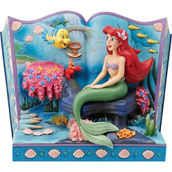 Jim Shore Disney Little Mermaid Story Book Figurine