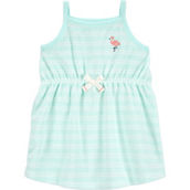 Carter's Baby Girls Embroidered Terry Dress