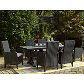Signature Design by Ashley Beachcroft 7 pc. Outdoor Dining Set: Table, 6 Arm Chairs