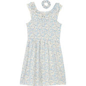 Sweet Butterfly Girls Floral Print Dress and GWP
