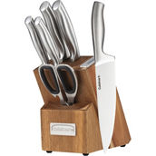 Cuisinart 7 pc. Stainless Steel Essentials Block Set with Built in Sharpener