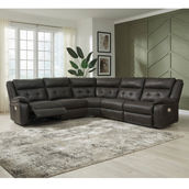 Leather+ by Ashley Mackie Pike 5 pc. Power Reclining Sectional