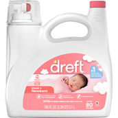 Dreft Stage 1: Newborn Baby Liquid Laundry Detergent, 80 Loads, 105 oz.