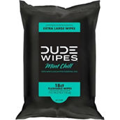 DUDE Wipes Flushable Mint Chill Travel 18 ct.