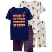 Carter's Little Boys Can't Stop Won't Stop 4 pc. Pajama Set