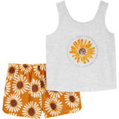 Carter's Little Girls Sunflower Loose Fit 2 pc. Pajama Set