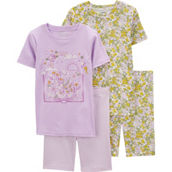 Carter's Little Girls Floral Pajamas 4 pc. Set