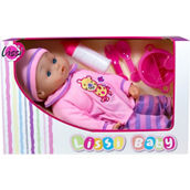 Lissi Dolls 16 in. Soft Baby Doll with Feeding Accessories